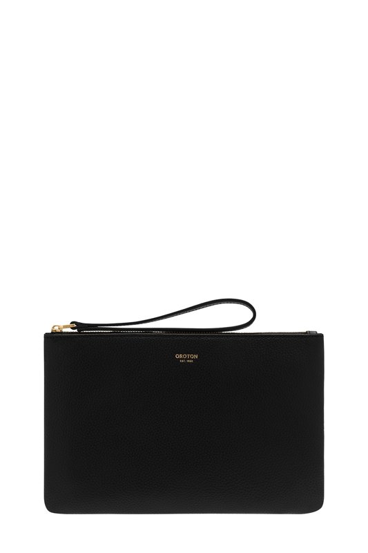 Lena Slim Zip Wallet - Black/Black