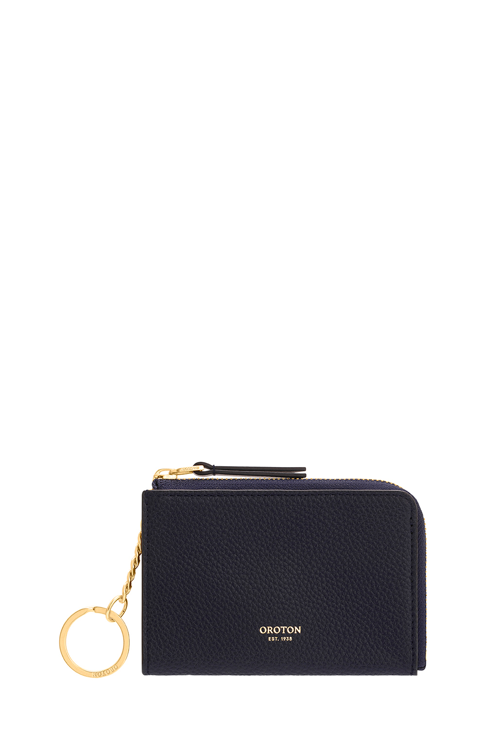 Dylan Pouch With Key Ring Black Oroton