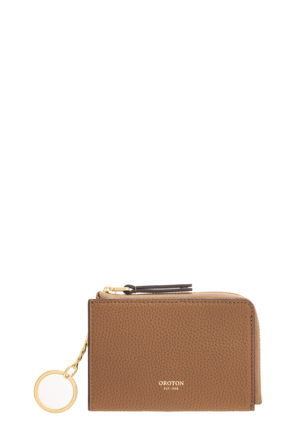 Dylan Pouch With Key Ring - Tan | Oroton