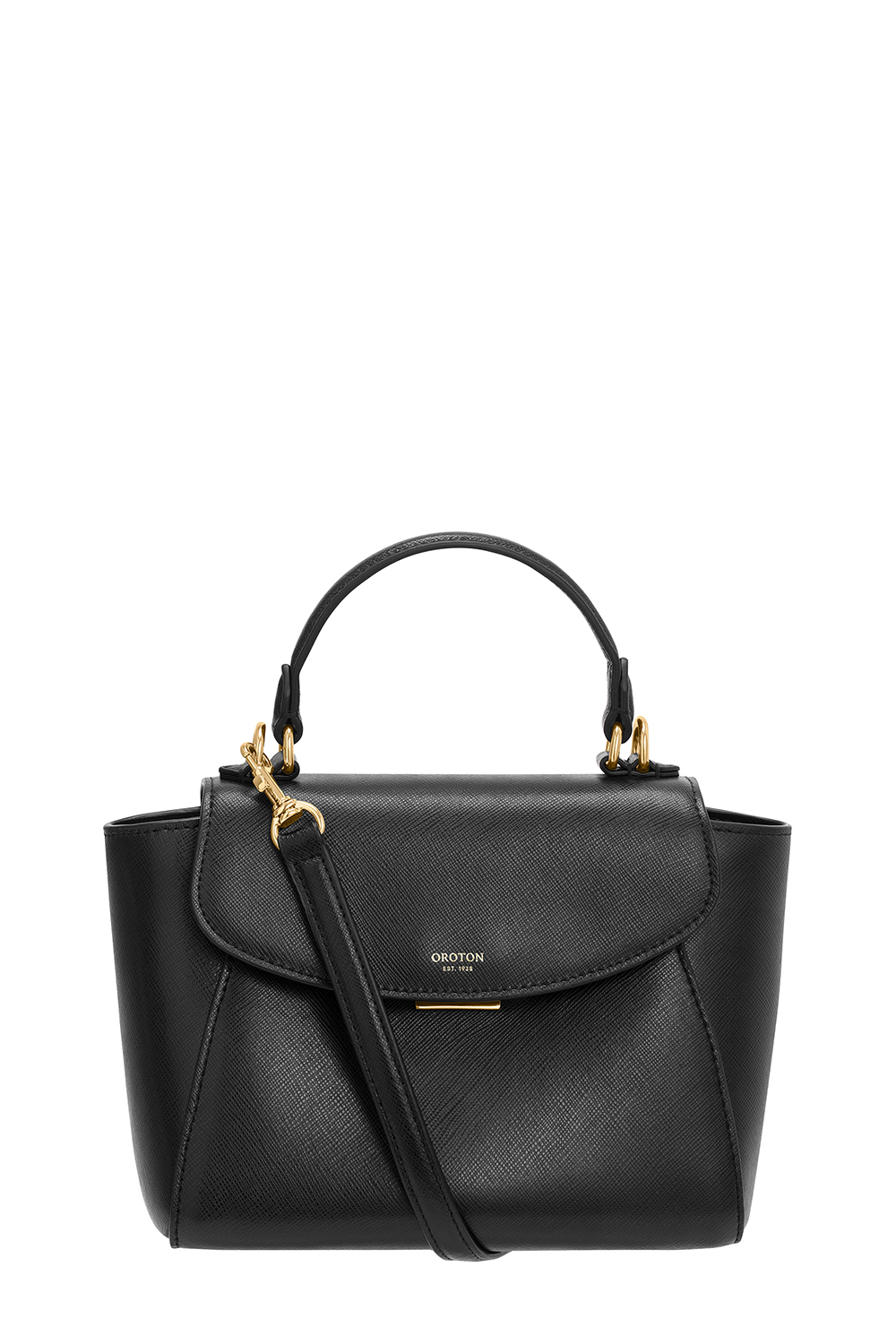 Inez Medium Satchel Black Oroton