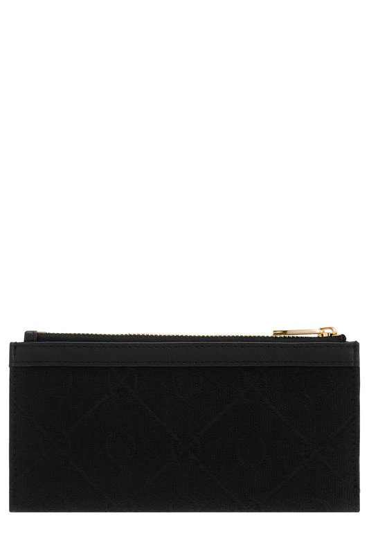 Avery Slim Zip Wallet - Black