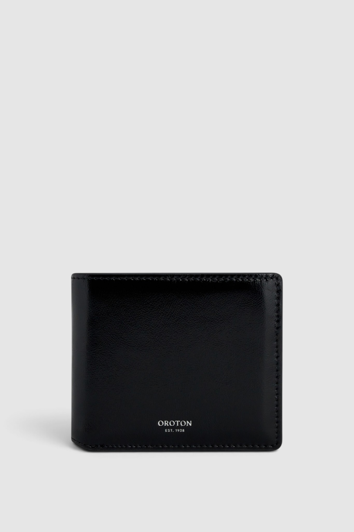 Jordan Crackle Bifold Wallet Coin Pouch - Dark Chocolate | Oroton