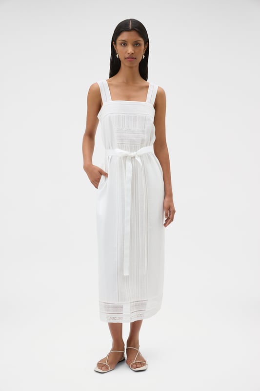 shirt dress linen Linen BLEND SHIRT DRESS Linen / M main image 1