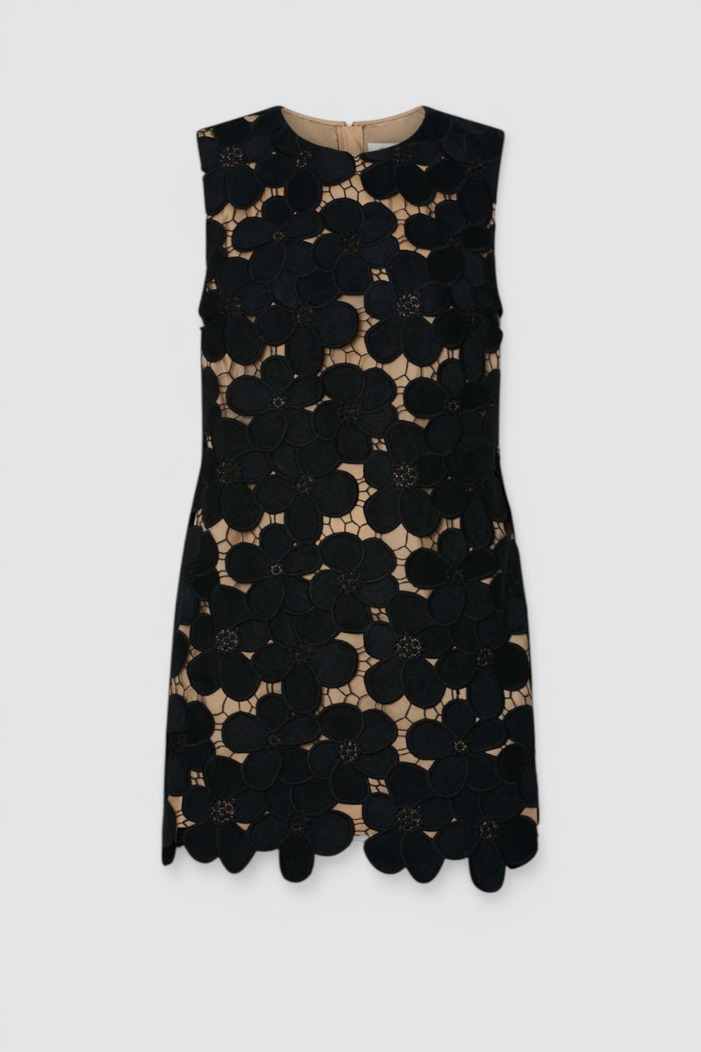 Poppy Lace Mini Dress - Black | Oroton